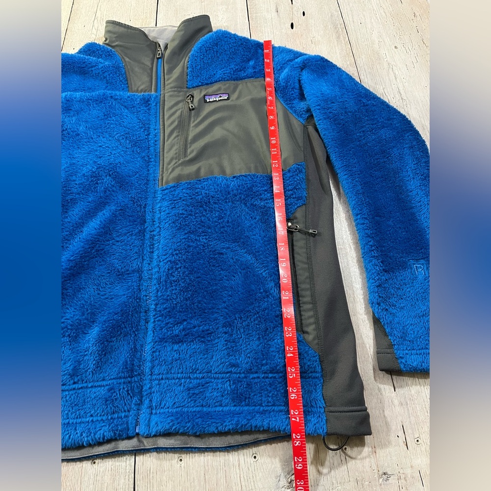 Patagonia Men’s R3 Hi- Loft Jacket Blue/ Gray Size Size XL Polartec Full Zip - Picture 6 of 10